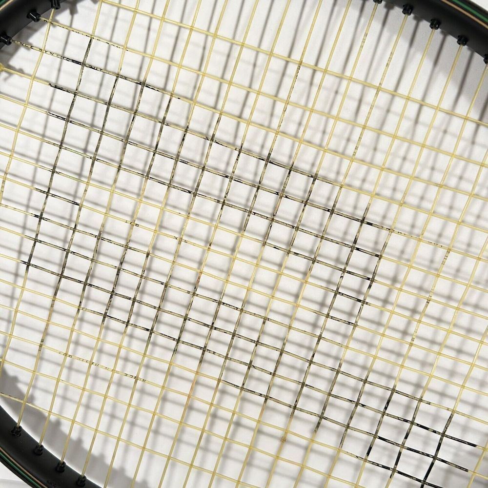 Prince Graphite Series 110 One Stripe Tennis Racquet Grip 4 1/2" Org Grip String - Picture 4 of 16